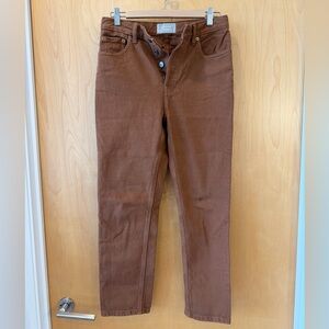 Everlane Women’s 90s Cheeky Jeans in Terracotta Brown